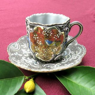 Vintage Ardalt Lenwile China Hand Painted Tea Cup & Saucer