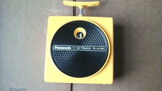 Vintage Panasonic Portable 8 Track Player Tnt Plunger//yellow & Xlnt Panasonic