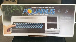Vintage 1982 Mattel Aquarius Video Game Computer System W/box