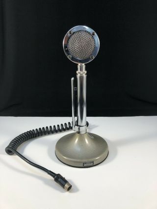 Vintage Astatic D - 104 Microphone Base Station Ham Cb Radio T - Ug8 Stand -