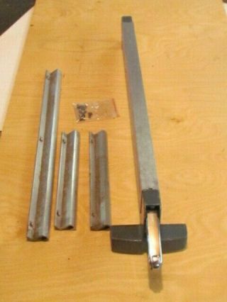 Vintage Craftsman Table Saw Fence And Rails