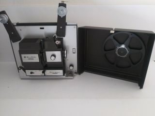 Vintage Bell & Howell 456a 8mm Film Movie Projector W/reel