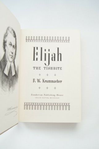 1950 ' s F.  W.  KRUMMACHER - Elijah The Tishbite - SPURGEON RECOMMENDED 4