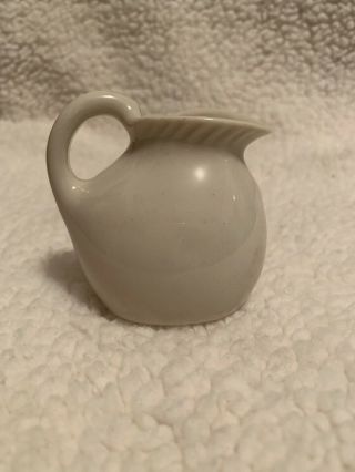 Vintage mini pottery Man in the Moon face creamer jug pitcher miniature 5