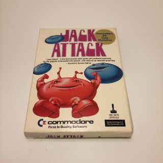 Jack Attack For Commodore 64 C64 128 Cartridge