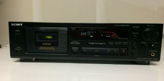 Sony Tc - K690 3 - Head Dual Capstan Cassette Deck W/orig Box