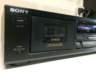 Sony TC - K690 3 - Head Dual Capstan Cassette Deck w/orig box 2