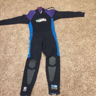 Yamaha Vintage Wetsuit Xl With Knee Pads