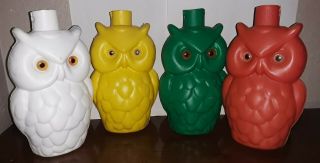 13 Vintage Plastic Blow Mold Owl REPLACEMENT Lanterns Camping Lights 5