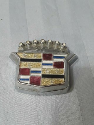 Cadillac Vintage Trunk Lock Cover Emblem