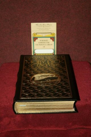 Moby Dick,  Or The Whale By Herman Melville Easton Press 100 Greatest - Like