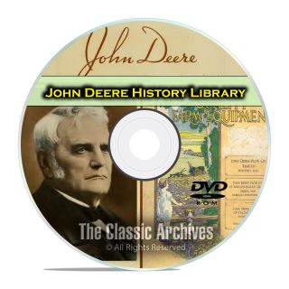 The History Of John Deere,  Farming,  Plow Catalogs,  Antique Tractor Books Dvd E73