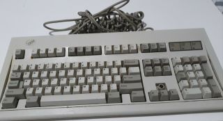 Vintage 1989 Ibm Keyboard Model 1391401 With Removable Cord