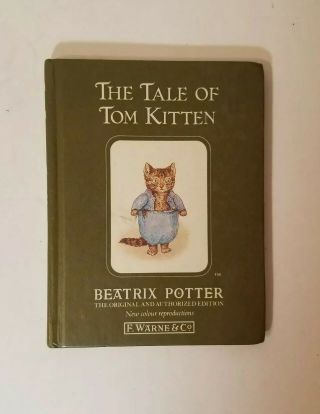 Vintage 1989 The Tale Of Tom Kitten Book By Beatrix Potter/f.  Warne & Company