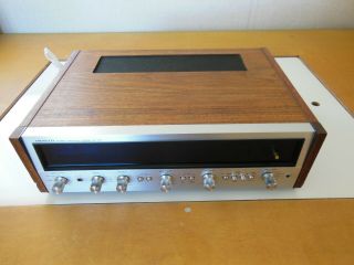 Vintage Pioneer Stereo Receiver Model Sx - 727 Wood Case Has Some Issues