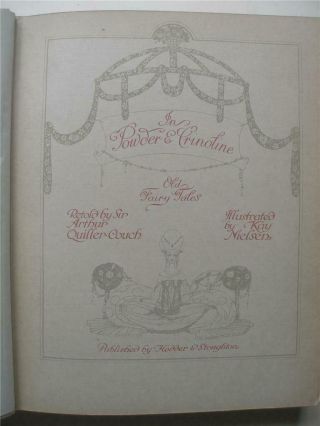 IN POWDER & CRINOLINE Old fairy tales.  24 colour plates Kay Nielsen 1st 1913 25J 6