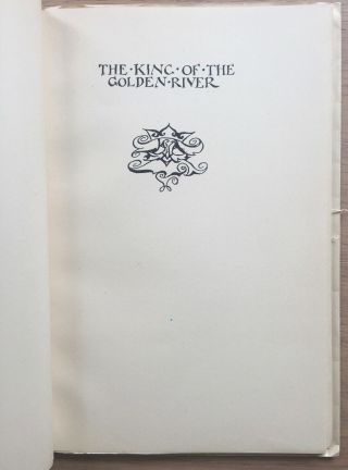 Arthur Rackham KING OF THE GOLDEN RIVER 1939 John Ruskin ILLUSTRATED 4