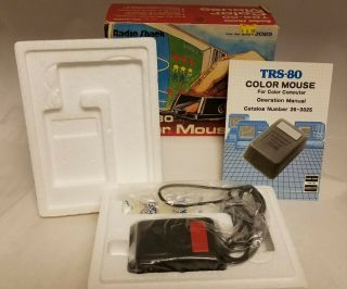 TRS - 80 COLOR Computer MOUSE 26 - 3025 NOS TANDY RADIO SHACK 4