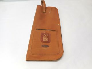 Vintage Terry Gould England Leather Drum Stick Bag