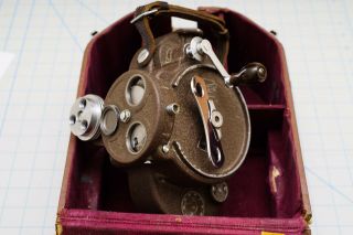 Vintage Bell,  Howell Filmo 70dl C Mount 16mm Cinema Motion Pictur Camera Runs