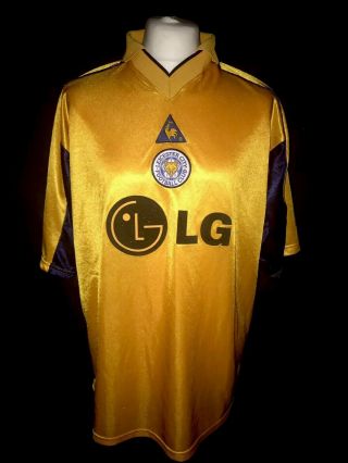 Leicester City 2001 - 03 Away Vintage Football Shirt -