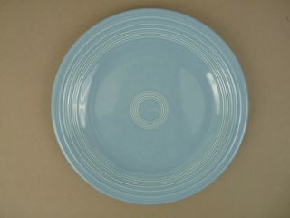 Vintage Fiestaware Homer Laughlin 10 1/2 " Dinner Plate Periwinkle Blue