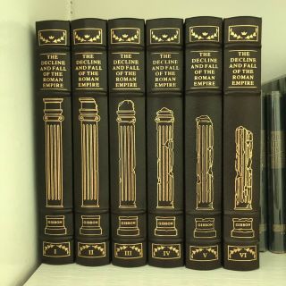 Decline And Fall Of The Roman Empire Gibbon Complete Easton Leather Books Set