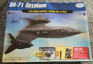 Vintage Sr - 71 Spyplane Blackbird - 1998 Testors 1/48 Scale Model Kit No.  4061