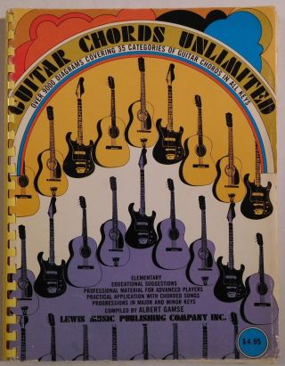 Albert Gamse Guitar Chords Unlimited Lewis Music Vintage Book