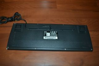 Vintage Black IBM PC Computer Keyboard PS/2 Model KB - 8923 1996 Clicky 14 4