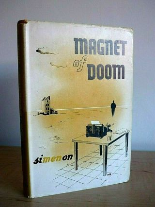 SIMENON MAGNET OF DOOM UK HB 1ST 1948 wrote maigret abroad maigret to the rescue 4