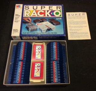 Vintage 1983 Rack - O Board Game By Milton Bradley
