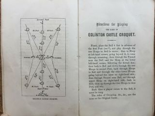1865 Rules of the Eglinton Castle & Cassiobury Croquet - Illustrated 4