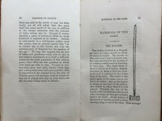 1865 Rules of the Eglinton Castle & Cassiobury Croquet - Illustrated 7
