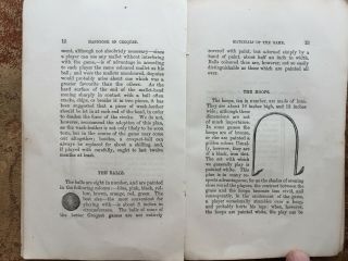 1865 Rules of the Eglinton Castle & Cassiobury Croquet - Illustrated 8