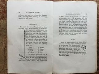 1865 Rules of the Eglinton Castle & Cassiobury Croquet - Illustrated 9