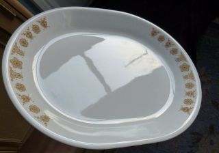 (2) TWO VTG CORELLE BUTTERFLY GOLD 12 