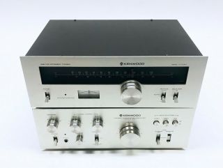 Kenwood Model Ka - 3500 Integrated Stereo Amplifier & Kt - 5300 Stereo Tuner