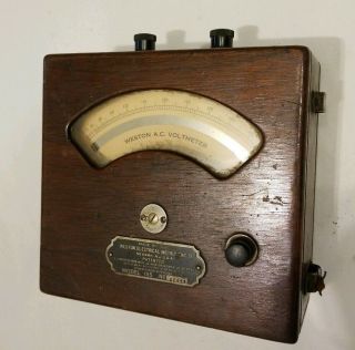 Vintage - Weston A.  C.  Ammeter Model 155