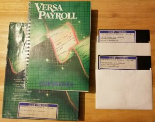 Trs - 80 Model 3,  4 Versa Payroll - Business Accounting Software