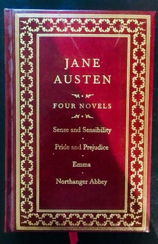 Four Of Jane Austen - Leather - Pride & Prejudice,  Emma,  Sense & Sensibility