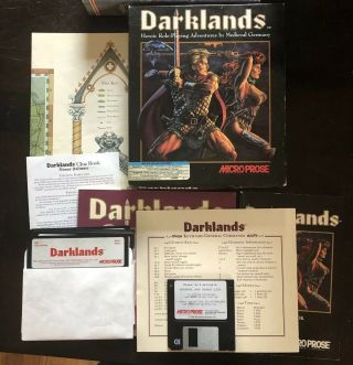 Micro Prose Darklands Medieval Germany Ibm Pc " 1992 Vintage Computer Game