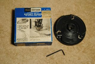Vintage Sears Craftsman 9 - 29513 Carbide Tipped Rotary Planer & Box Radial Saws