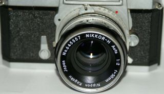 Nikon Nikkormat FT SLR Camera Comes with Nikkor - H 50mm f1.  2,  Hard case 2