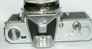 Nikon Nikkormat FT SLR Camera Comes with Nikkor - H 50mm f1.  2,  Hard case 3