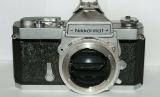 Nikon Nikkormat FT SLR Camera Comes with Nikkor - H 50mm f1.  2,  Hard case 6