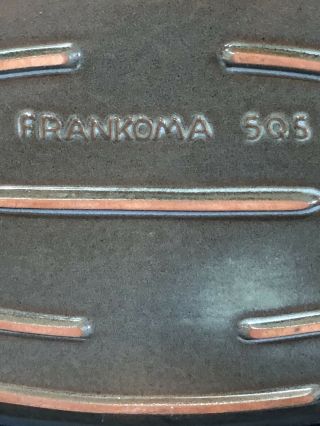 Vintage Frankoma Pottery Serving Platter 5QS - Woodland Moss - 14 