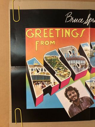 Bruce Springsteen Greetings From Asbury Park Vintage Poster Pinup 1970s