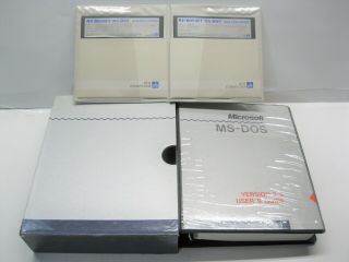 Vintage Microsoft Ms - Dos 3.  3 Operation Software And User 
