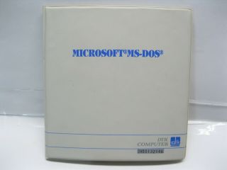 Vintage Microsoft MS - DOS 3.  3 Operation Software and User ' s Guide 3